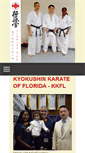 Mobile Screenshot of kyokushinkaratefl.com